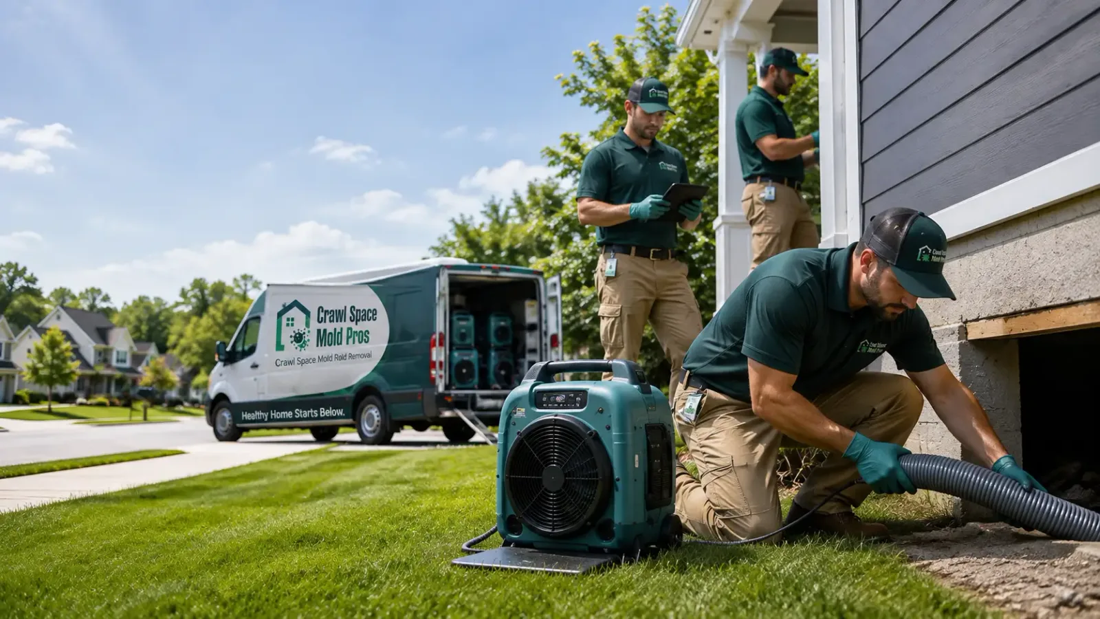 Crawl Space Mold Removal in Villisca, IA